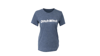Ditch Witch T-Shirt (blau mit Marke)