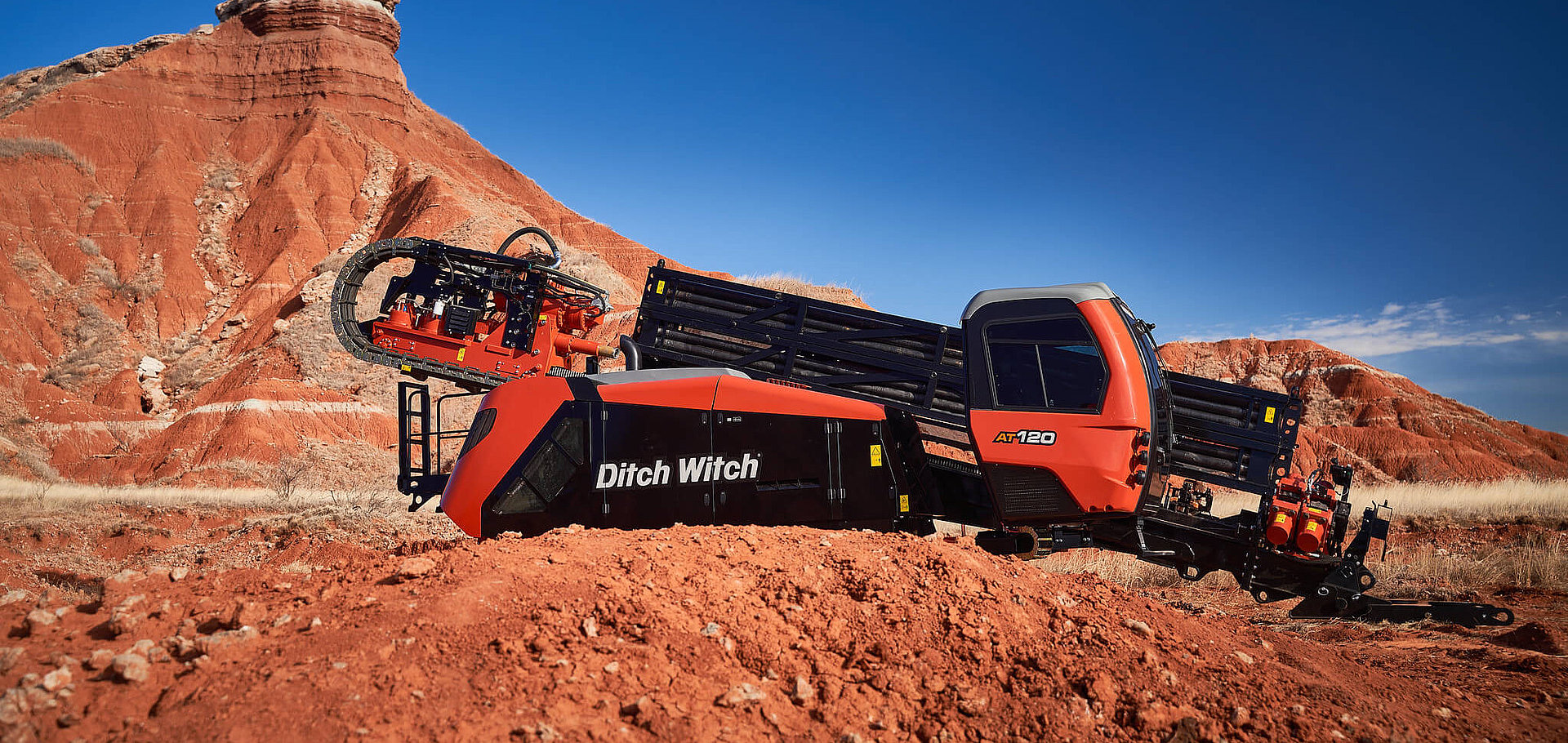 Bild des Horizontalbohrers Ditch Witch AT120 (Händler: RICONA Baumaschinenvertrieb aus Erfurt)